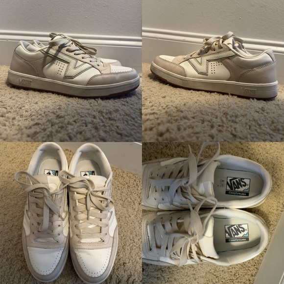 Vans Comfy Cush Men's Beige and White Sneakers - Picture 1 of 1